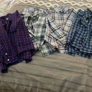 Janie and Jack button shirts